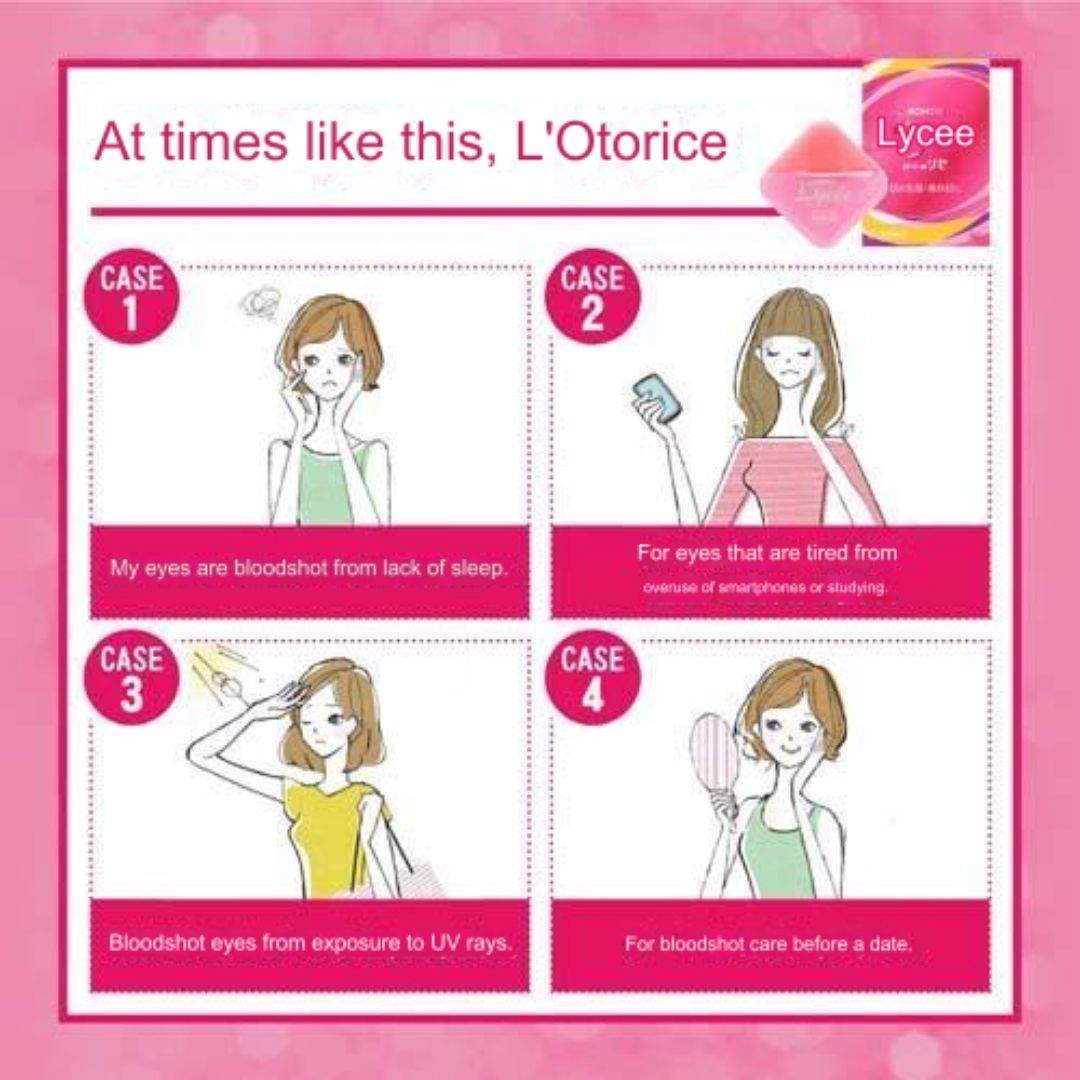 Rohto Lycee Eye Drops for Redness and Fatigue Relief - 8ml