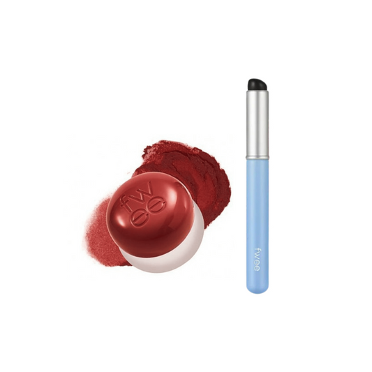 fwee Lip & Cheek Blurry Pudding Pot + Blending Brush - Lyrics RS02 5g