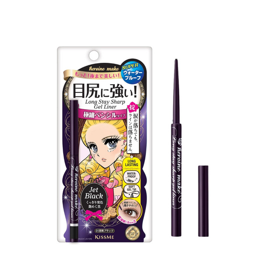 KissMe Heroine Make Long Stay Sharp Gel Eyeliner 01 Jet Black 0.07g