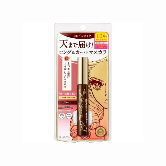 KissMe Heroine Make Long Up Mascara Super Waterproof W02 Brown 6g