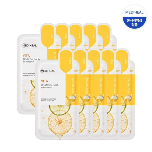 MEDIHEAL Vita Essential Sheet Mask 10 Pack 240ml