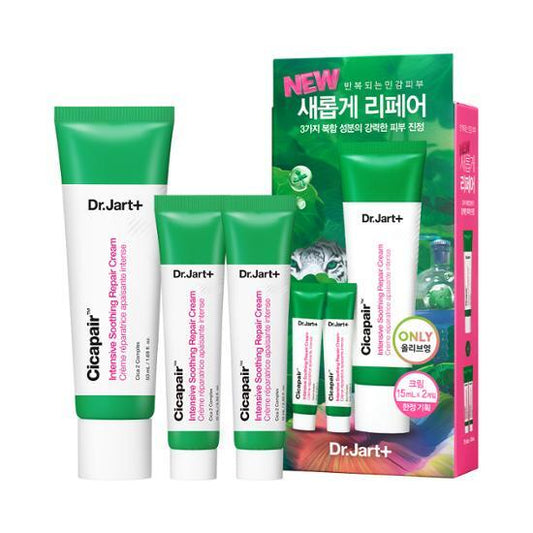 Dr. Jart+ Cicapair Intensive Soothing Repair Cream 50ml + 2x15mi Set