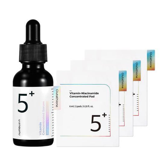 numbuz:in No.5 Vitamin Concentrated Serum 30ml BONUS 3xVitamin-Niacinamide Pads