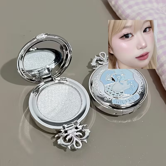 NICEKEY Pink Ballet Monochrome Highlighter Powder Silver Sparkle 03 – 4.8g