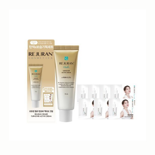Rejuran Healer Turnover Active Cream 50ml + BONUS Derma Healer Ampoule 7x1ml