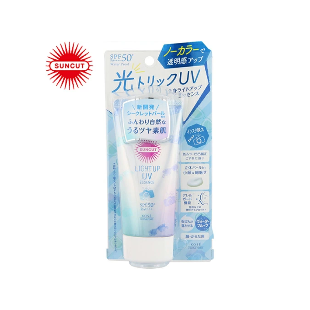 Kose Suncut Light Up UV Essence Sunblock SPF50 PA++++ 80g