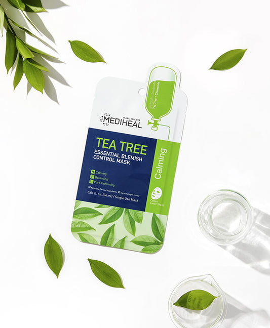 MEDIHEAL Tea Tree Essential Mask Sheet 12 Pack 288ml