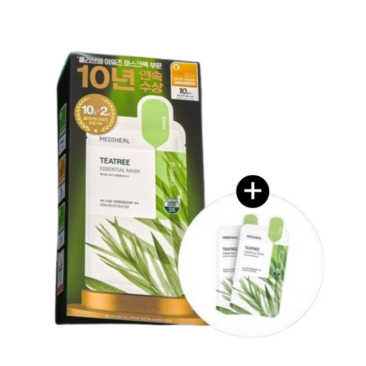 MEDIHEAL Tea Tree Essential Mask Sheet 12 Pack 288ml
