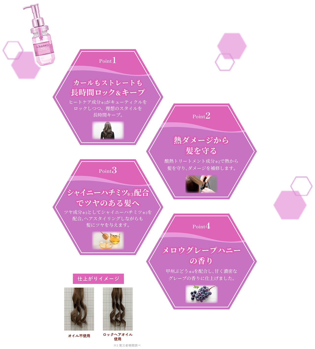 &honey Melty Lock Hair Oil 3.0 100ml