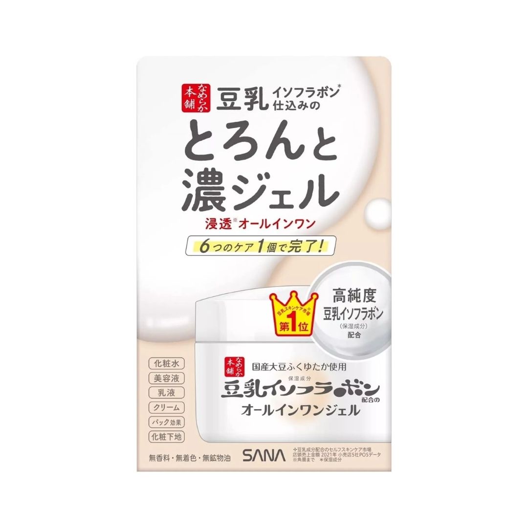 Sana Nameraka Honpo Soy Milk Isoflavone All In One Moisturising Gel