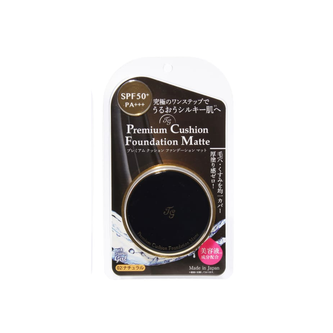 Tiara Girl Premium Moist Cushion Foundation Matte 02 13g