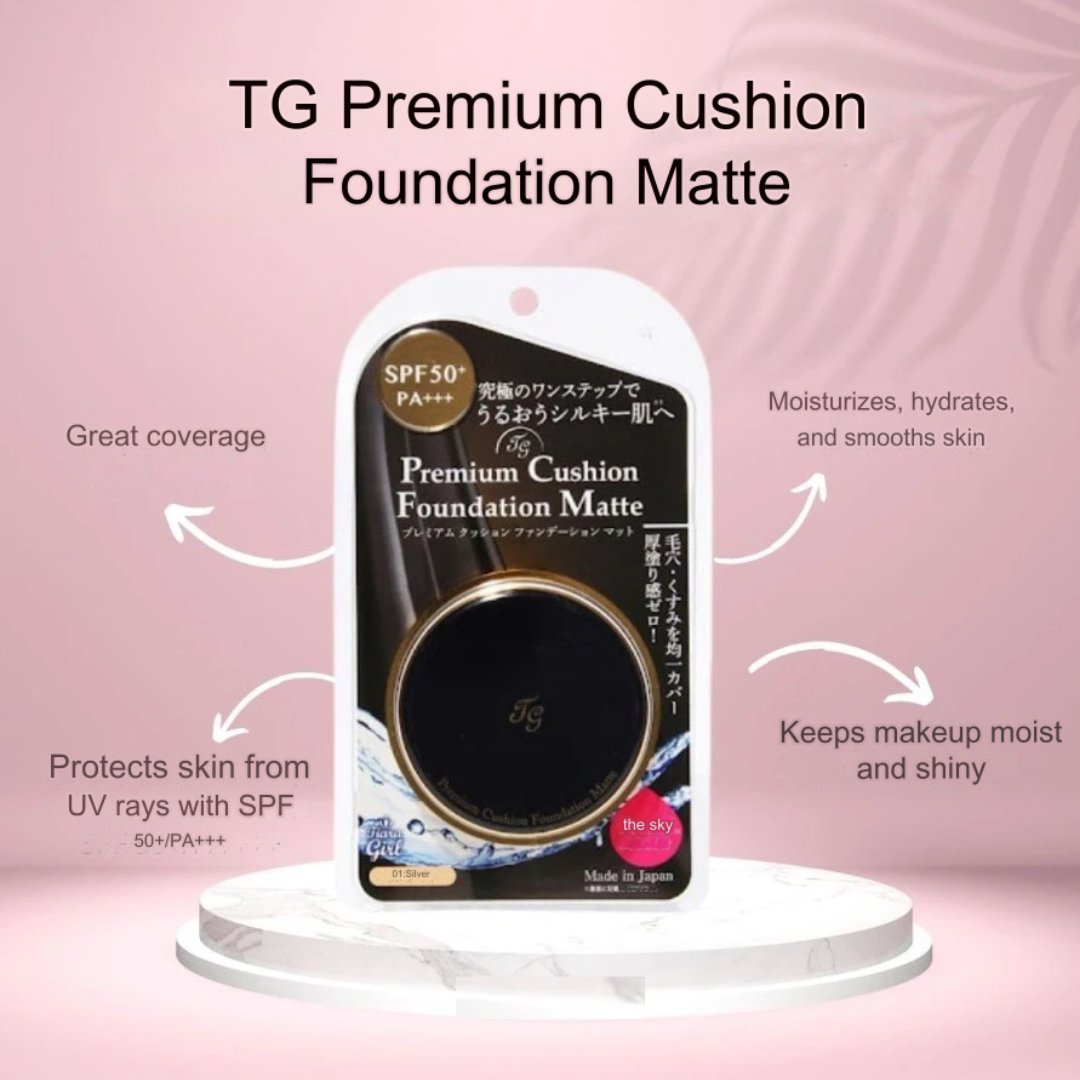 Tiara Girl Premium Moist Cushion Foundation Matte 02 13g