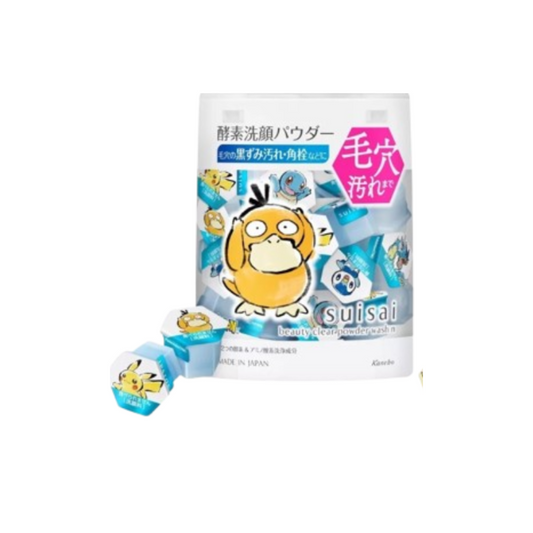 Limited Kanebo Suisai × Pokemon Beauty Clear Powder Wash 4g x 32 pcs