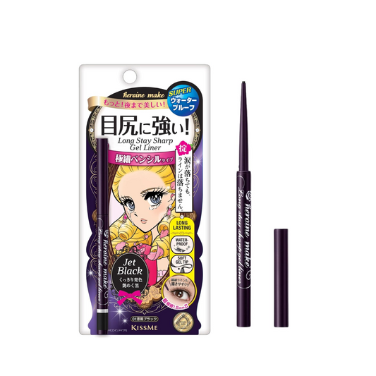 Isehan Kiss Me Heroine Make Long Stay Sharp Gel Eyeliner 01 Jet Black 0.07g