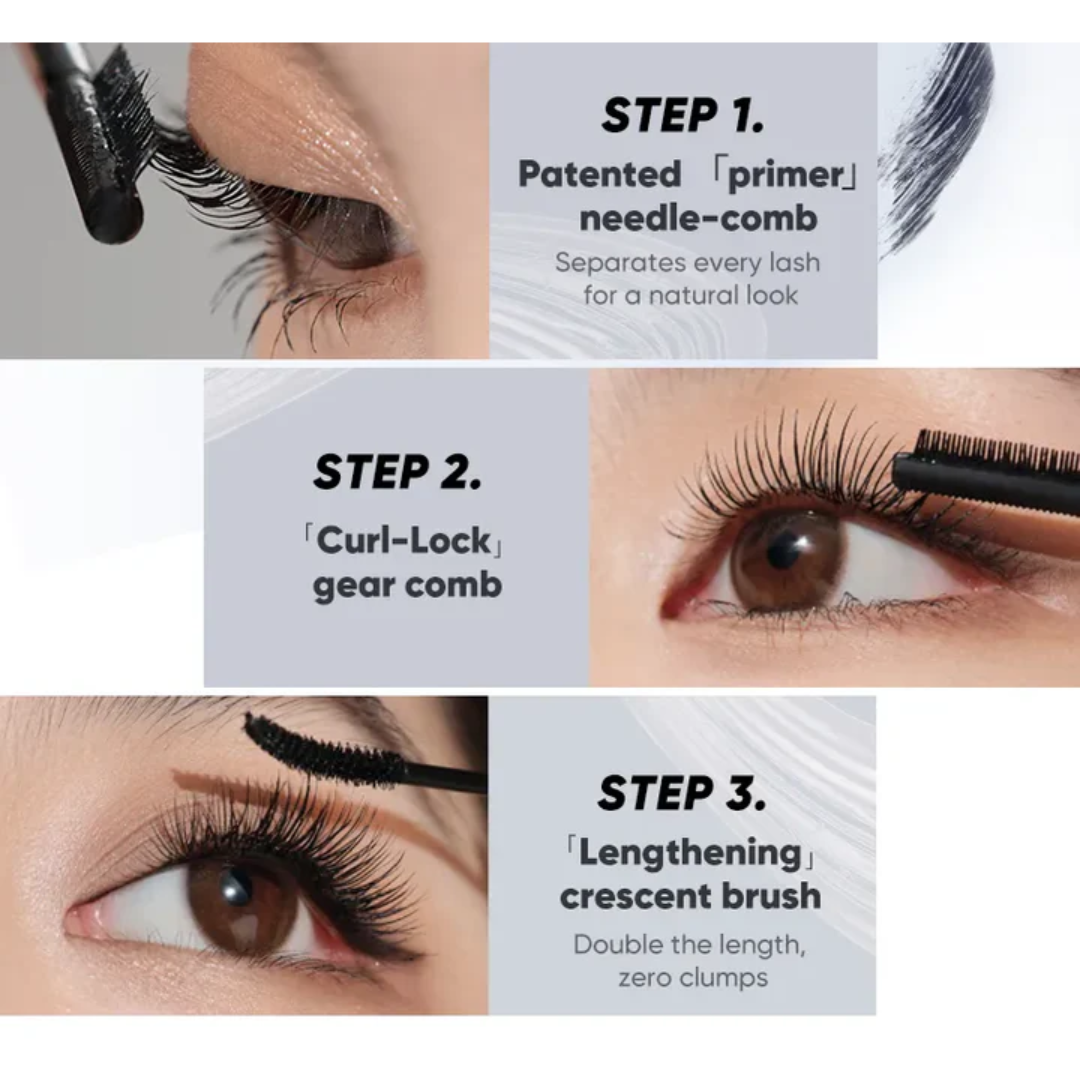 Judydoll Volume & Curling Mascara Duo 3g - 01 (black)