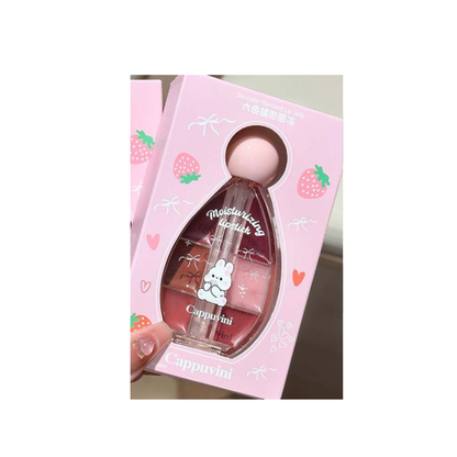 CAPPUVINI Makeup Jelly Lip Glaze – Mirror Crystal Lip Tint Palette (6g) - 02