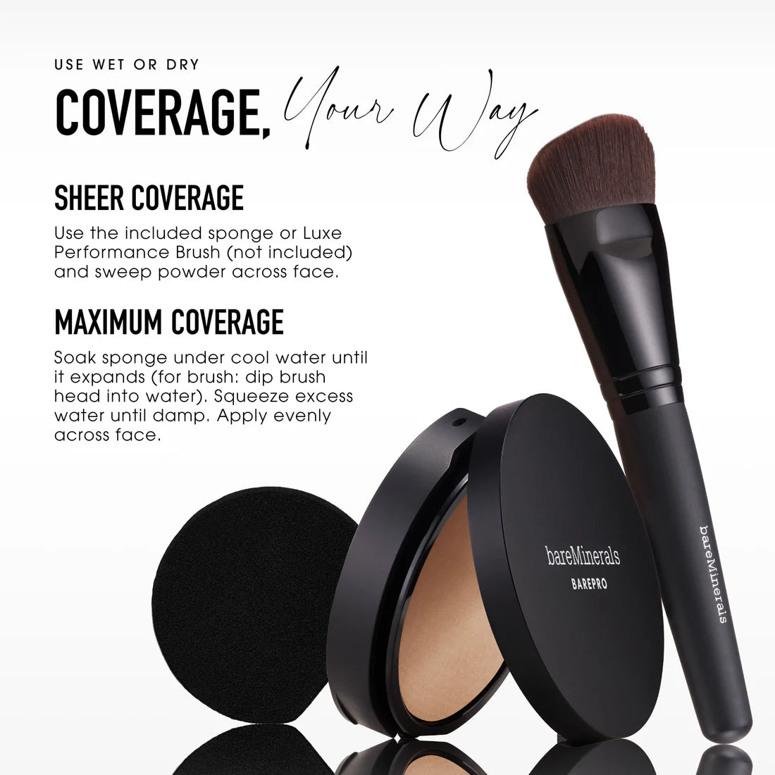 bareMinerals BAREPRO® 16HR Skin-Perfecting Powder Foundation 8g (Fair 15 Neutral)