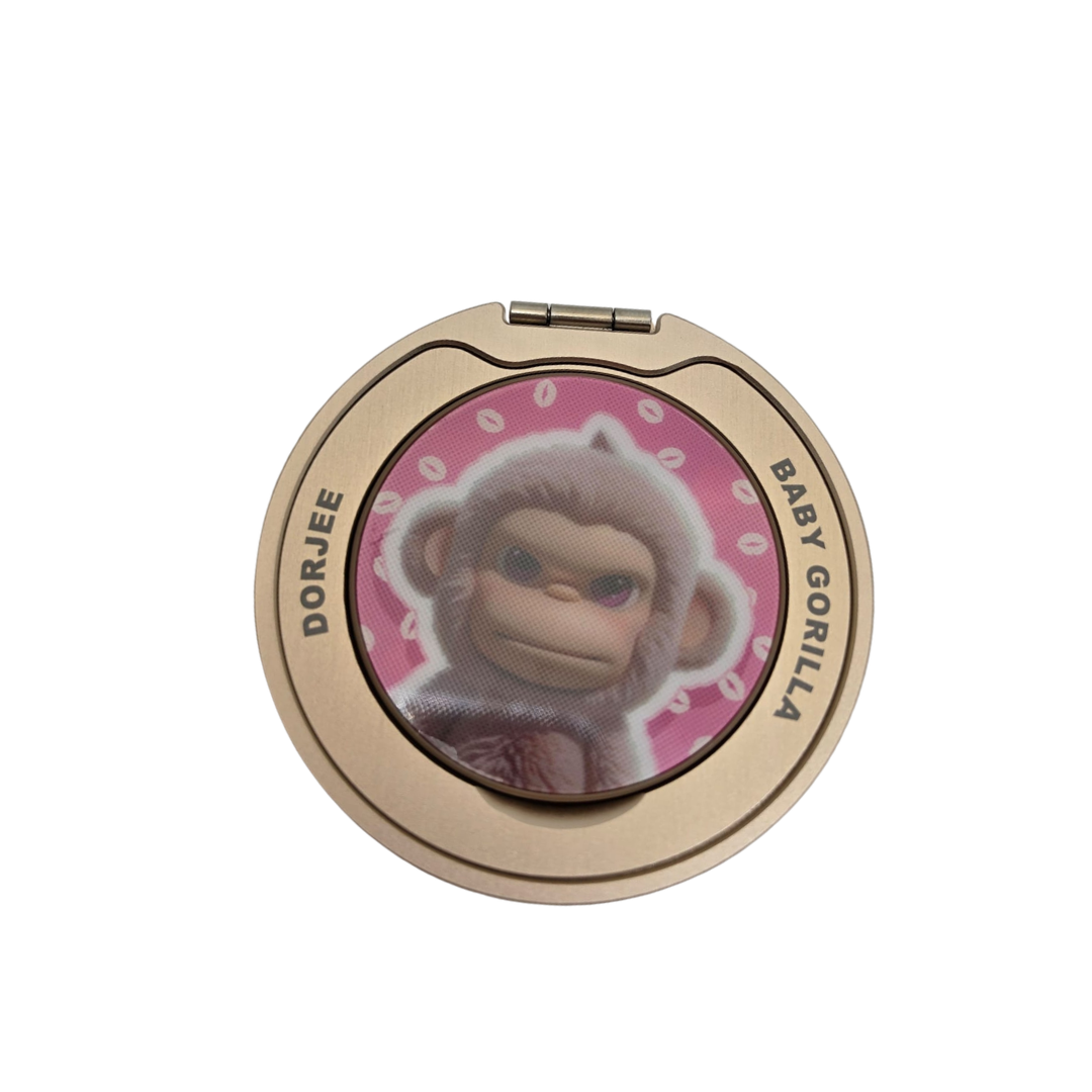 DORJEE Monkey Phone Socket - Gold