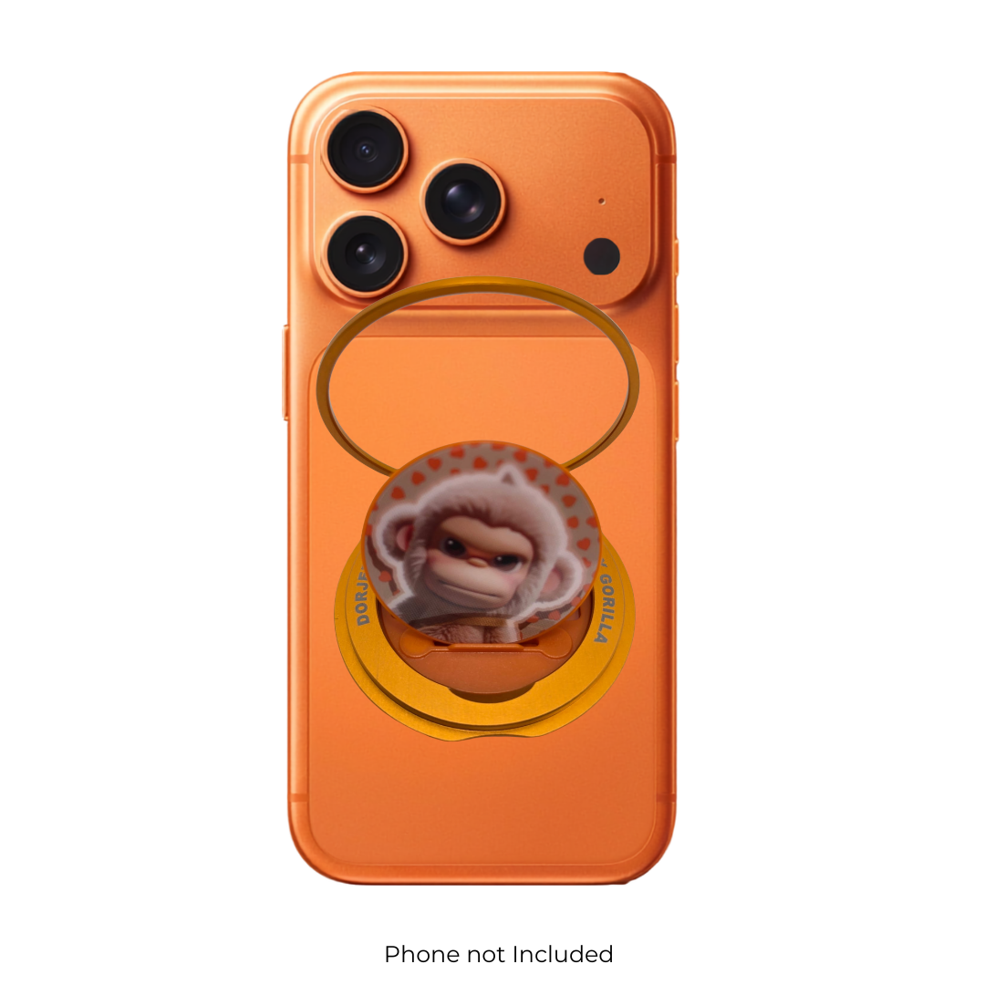 DORJEE Monkey Phone Socket - Orange