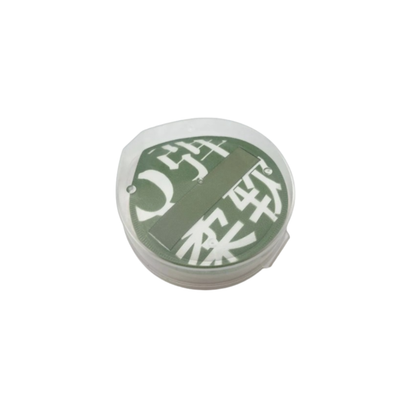 Professional Cosmetic Triangle Makeup Air Cushion Sponge Green Print - Small