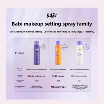 BABI Makeup Setting Spray Oil Control Fine Mist 120ml