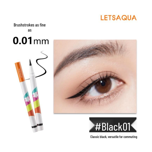 Let’s Aqua Long-Lasting Liquid Eyeliner Pen Black 01 - 0.50g