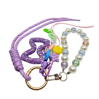 Bow Pearl Beaded Bag Charm – Elegant Handbag Accessory