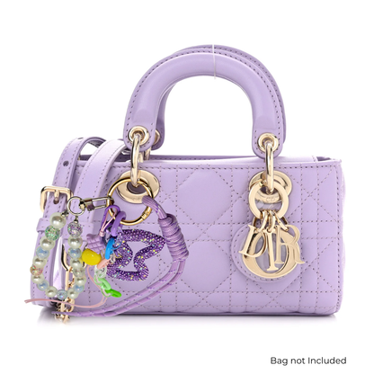 Bow Pearl Beaded Bag Charm – Elegant Handbag Accessory