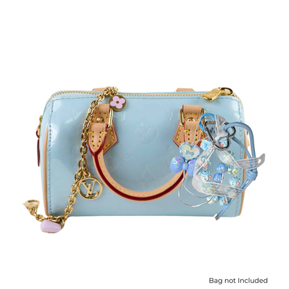 Handmade Cute Bag Charm Keychains - Blue