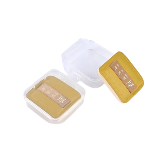 Professional Cosmetic Rectangle Makeup Air Cushion Sponge Yellow - Small