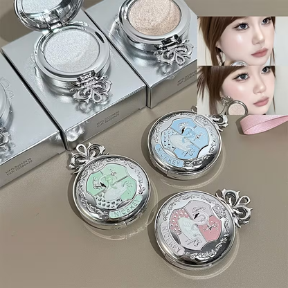 NICEKEY Pink Ballet Monochrome Highlighter Powder Silver Sparkle 03 – 4.8g