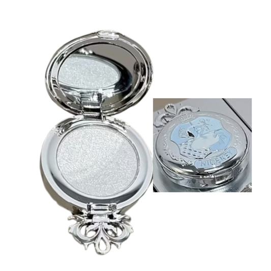 NICEKEY Pink Ballet Monochrome Highlighter Powder Silver Sparkle 03 – 4.8g