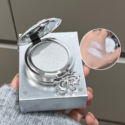 NICEKEY Pink Ballet Monochrome Highlighter Powder Silver Sparkle 03 – 4.8g
