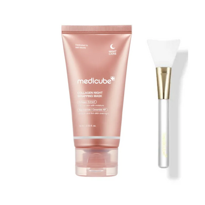 medicube Collagen Night Wrapping Mask 75ml + Jelly Brush