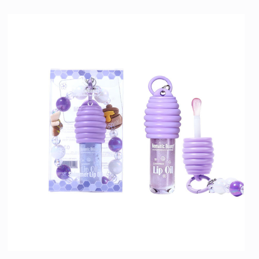 Romantic Beauty Lip Shimmer Oil Keychain 5ml - 03(purple grapes)