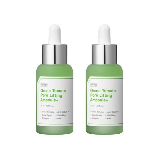 Sungboon Editor Green Tomato Pore Lifting Ampoule+ 60ml (2 x 30ml bottles)