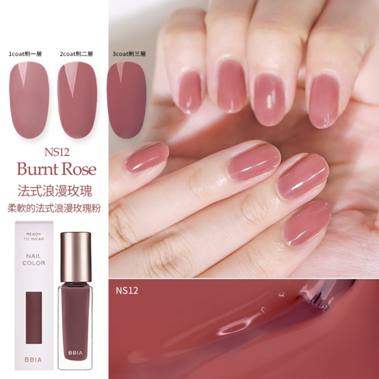 BBIA Nail Polish NS12 Burnt Rose 7ml