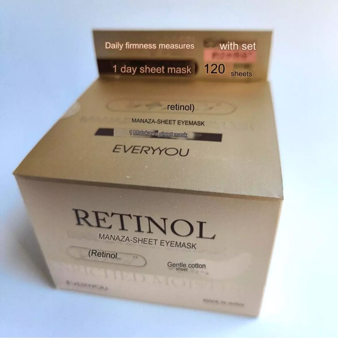 Anti - ageing eye mask Retinol Manaza Sheet Eye Mask - CJL Beauty & HomeAnti - ageing eye mask Retinol Manaza Sheet Eye Mask