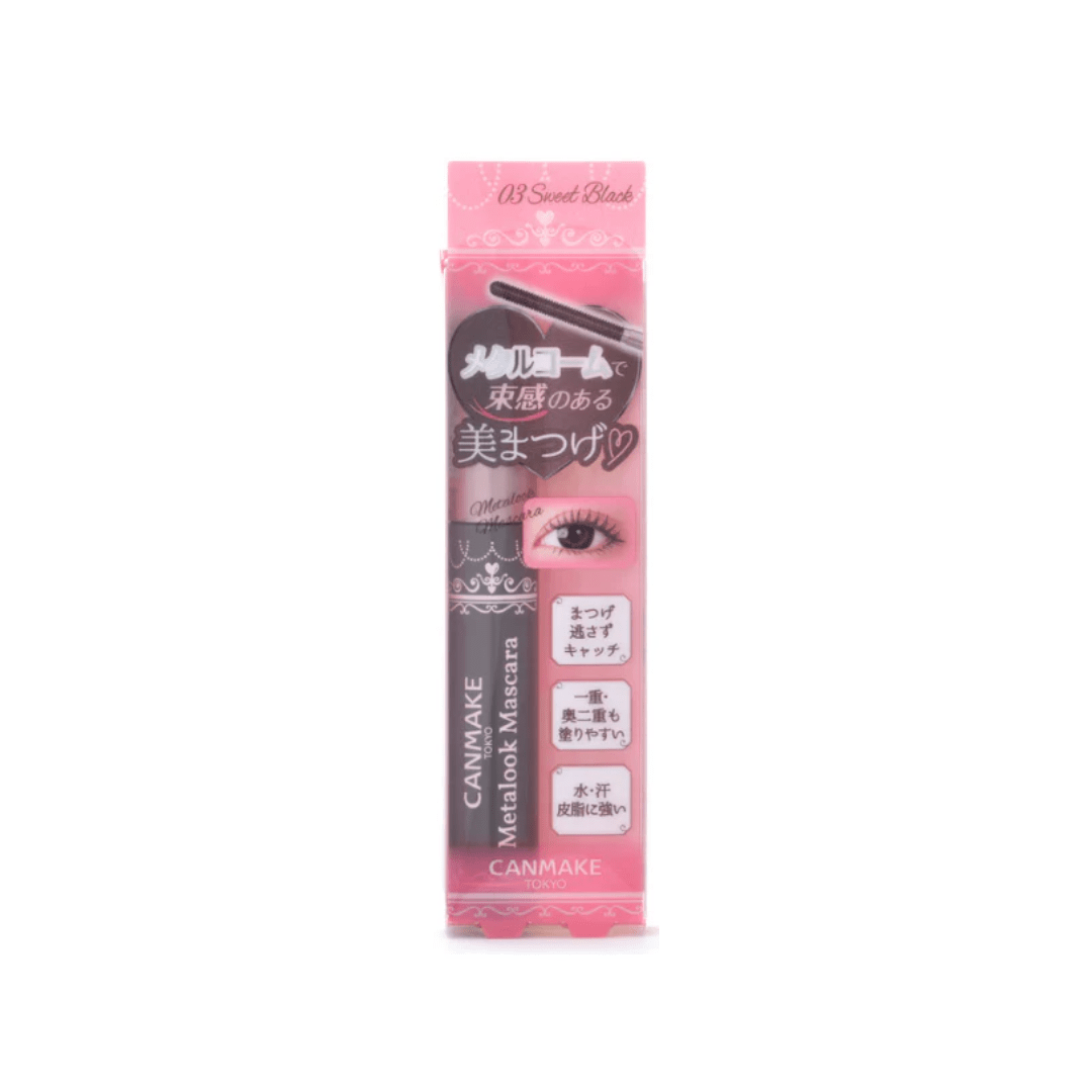 CANMAKE Metalook Mascara 03 Sweet Black 4g - CJL Beauty & HomeCANMAKE Metalook Mascara 03 Sweet Black 4g