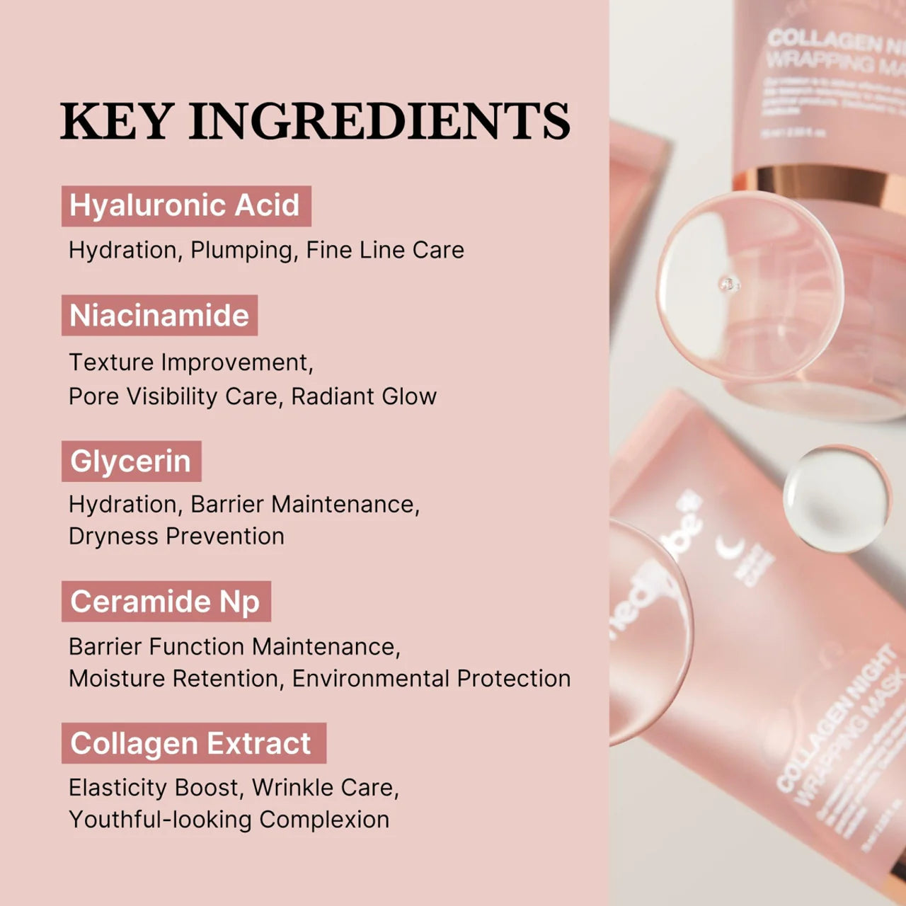 medicube Collagen Night Wrapping Mask 75ml + Jelly Brush