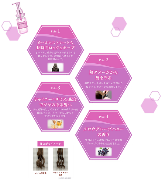 &honey Melty Lock Hair Oil 3.0 100ml